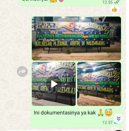 Pengiriman Papan Bunga Duka Cirinten