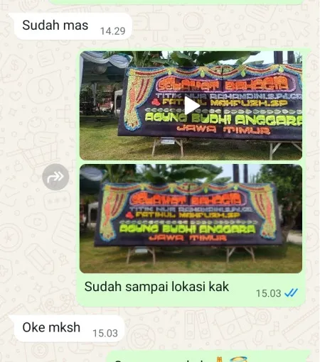 Pengiriman Papan Bunga Cirinten
