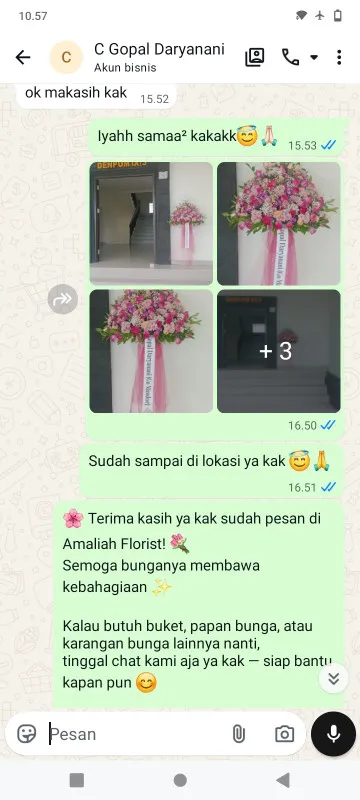Pengiriman Karangan Bunga Cirinten